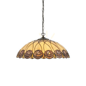 Hutchinson Tiffany Pendelleuchte Multicolor 111985 Interiors.