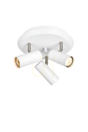 Plafond Markslojd BARCELONA 107349 3-flammig weiß Metall 31 cm