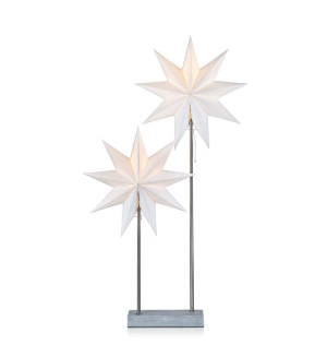 Tischdekoration Markslojd Duva 703867 grau weiß Metall Papier 80 cm