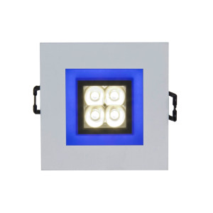 Fiale 4 Led 4 X1 W 30 St 230 V Platz Mit Blauen Cw Rahmen Leds