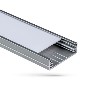 Wojwide Aluminiumprofil Mit Milchdeckel 1 Mb Lampenschirm G