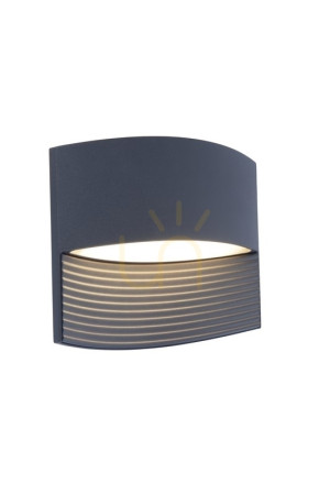 Außenwandleuchte Lutec LOTUS anthrazit LED 11W 500lm 3000K 5193201118