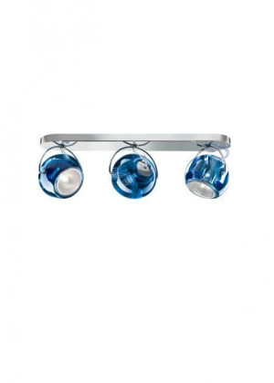 Fabbian Beluga Dreifach-Plafond/Chandelier - Blau - D57 G25 31