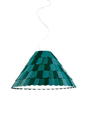 Hängelampe Fabbian Roofer F12 76cm - Grün - F12 A03 43