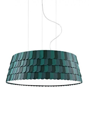 Hängelampe Fabbian Roofer F12 119cm - Grün - F12 A09 43