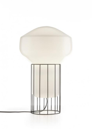 Fabbian Aérostat Tischlampe 53cm - Schwarzchrom - F27B03 24