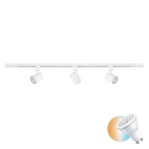 Lištové svietidlo Italux biele 3x GU10 TRL-2071-3T-10-WH