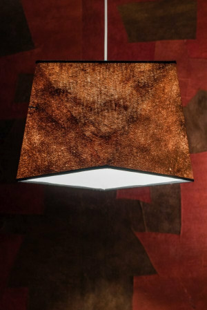 Unikátna závesná lampa Almasi kora Kyambalo