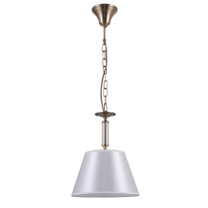 Závesná lampa Italux Solana E14 biela hnedá PND-28366-1