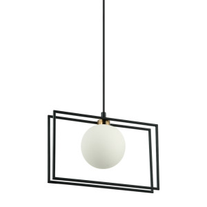 Závesná lampa Italux Grosetta čierna G9 PND-53423-1-BK