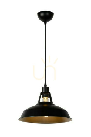 Závesné svietidlo Lucide BRASSY/BIS čierne 31 cm kov E27 43401/31/30