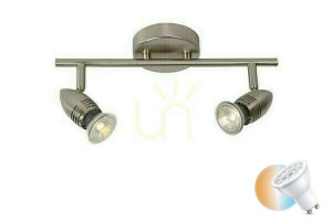 Reflektor Lucide CARO-LED strieborný LED 5W GU10 2x 350lm IP20 13955/10/12