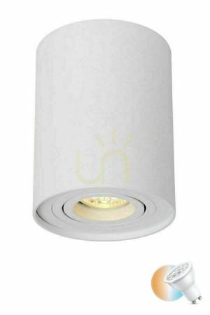 Stropné LED svietidlo Lucide Tube biele GU10 22952/01/31
