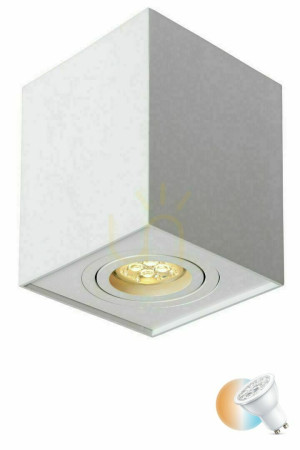 Stropné svietidlo Lucide Tube biele GU10 22953/01/31