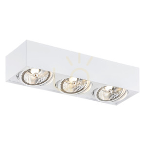 Plafón ARGON Rodos Plus biely GU10 3x1W 6117 BZ