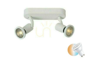 Plafón Lucide JASTER LED biely GU10 2x5W 11903/10/31
