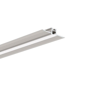 LED hliníkový profil KOZEL-10 Silver neanodizovaný 2m