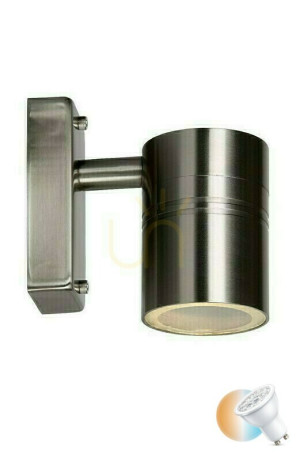 Vonkajšie nástenné svietidlo Lucide ARNE-LED strieborné IP44 LED 5W 14867/05/12