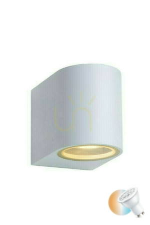 Vonkajšie nástenné svietidlo Lucide ZORA-LED biele 5W IP44 22861/05/31