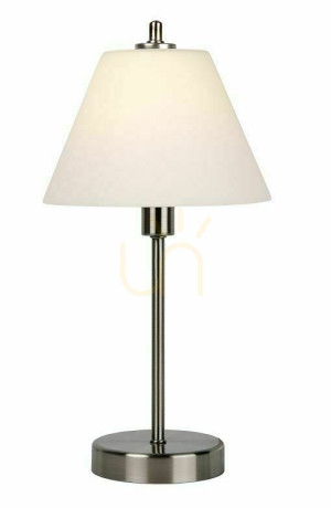 Stolová lampa Lucide TOUCH strieborná sklo kov E14 12561/21/12