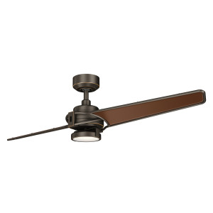Ventilátor Xeta Starý bronz, IP20 LED 3000K 142cm