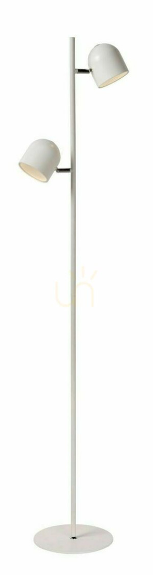 Stojacia lampa Lucide SKANSKA-LED biela kovová LED 2x5W stmievateľná 03703/10/31