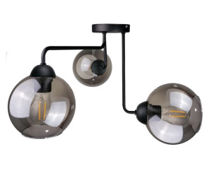 Stropné svietidlo 3xE27 COSMO BLACK