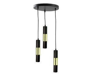 Závesné svietidlo 3xGU10 MAGNUM BLACK / GOLD