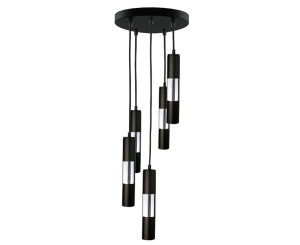 Závesné svietidlo 5xGU10 MAGNUM BLACK / SILVER