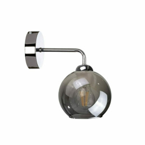 Nástenné svietidlo 1xE27 PLUTON SILVER