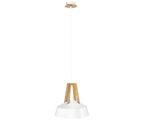 Závesná lampa 1xE27 TRIX BIELE ZLATÁ