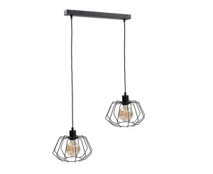 Závesné svietidlo 2xE27 LUNA BLACK