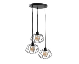 Závesné svietidlo 3xE27 LUNA BLACK