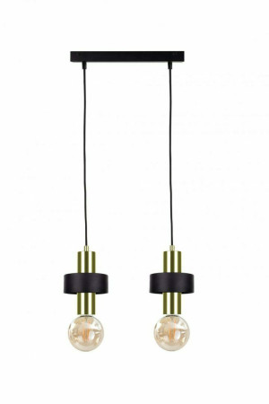 Závesné svietidlo 2xE27 UNICA BLACK / GOLD