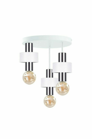 Stropné svietidlo 3xE27 UNICA WHITE / SILVER