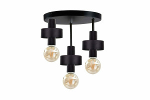 Stropné svietidlo 3xE27 UNICA BLACK
