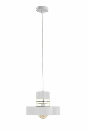 Závesné svietidlo 1xE27 BOSSI GOLD / WHITE