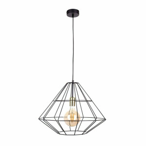 Závesné svietidlo 1xE27 KIRA GOLD / BLACK