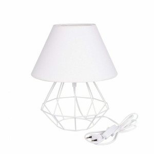 Nočná lampa 1xE27 PATI WHITE / WHITE