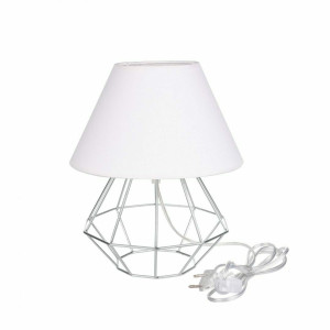 Nočná lampa 1xE27 PATI SILVER / WHITE
