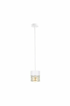 Závesné svietidlo 1xE27 ROYAL WHITE / GOLD