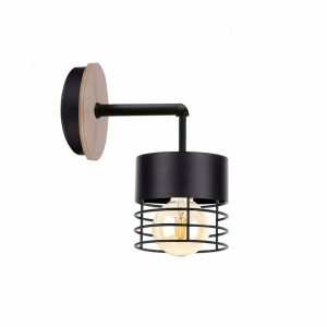 1xE27 nástenné svietidlo CASA BLACK WOOD