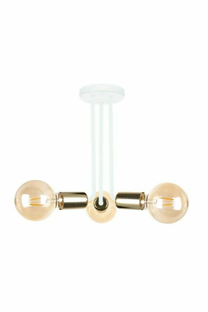 Stropné svietidlo 3xE27 VENNA WHITE / GOLD
