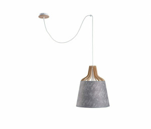 Závesné svietidlo 1xE27 IVONE GREY II LONG 754