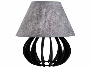 Nočná lampa 1xE27 NORA BLACK GREY II 961
