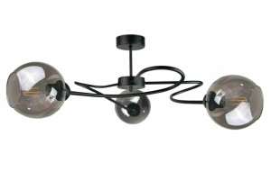 Stropné svietidlo 3xE27 BLOM BLACK