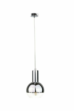 Závesná lampa 1xE27 ĽADOVÁ SILVER