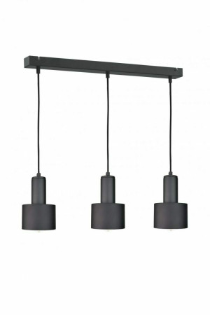 Závesné svietidlo 3xE27 LUCE BLACK