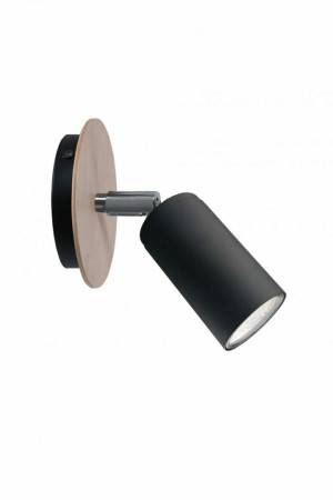 1x nástenné svietidlo GU10 EYE BLACK WOOD