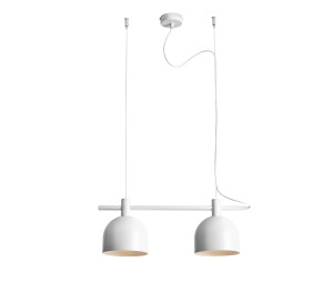 Závesné svietidlo Aldex Beryl 2 biele E27 2x60W 976H
